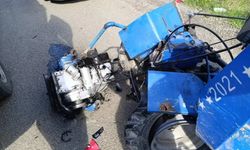 Alaplı’da Tarım Aracıyla Motosiklet Çarpıştı: 2 Yaralı