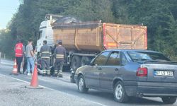 Zonguldak-Ankara yolunda motosiklet sürücüsü kaza yaptı