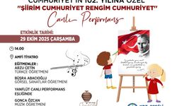 'Şiirim Cumhuriyet, rengim Cumhuriyet'