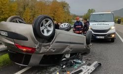 Çaycuma’da yağış kazaya yol açtı: 2 yaralı