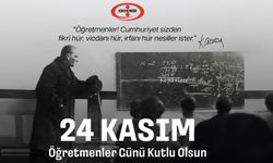 24 Kasım Öğretmenler Günü Kutlu olsun