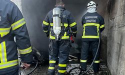 Ontemmuz'da garaj yangını korkuttu