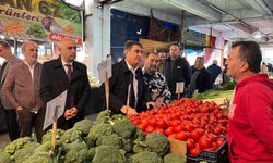 CHP heyetinden pazaryerine ziyaret…