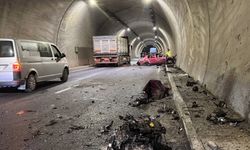 Tünelde korkunç kaza: İki genç ağır yaralı