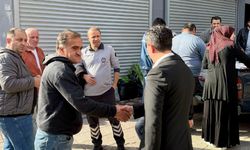 Cuma Namazı sonrası esnaf ziyareti