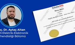 Doç. Dr. Altan’dan ScholarGPS 2025’te büyük başarı