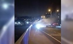 Zonguldak'ta seyir halindeki halk otobüsünde yangın paniği