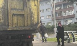 Şlamlar yola döküldü: Yol çamur deryasına döndü