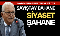 Sayıştay Raporu bahane, siyaset şahane...