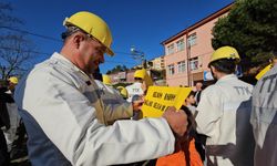 Madencilerden okul sürprizi