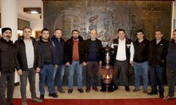 Emekliye ayrılan madencilerden GMİS'e ziyaret