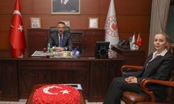 Vali Hacıbektaşoğlu, Kaymakam Şıktaş’ı makamında ağırladı