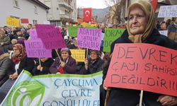 Yağmurca köylülerinden HES eylemi