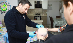 Gökçebey Belediyesi'nden ücretsiz berber hizmeti