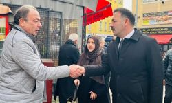 Ak Parti'den, Gökçebey'de esnaf ziyareti