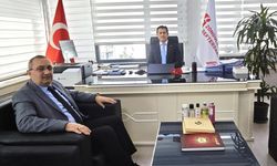 Zonguldak Denetimli Serbestlik Müdürü Aydemir'den Defterdar Serdar'a ziyaret