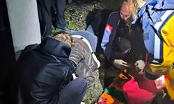 Metrelerce yükseklikten beton zemine düştü!