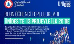 BEUN Öğrenci Toplulukları ÜNİDES’te 13 Projeyle İlk 20’de