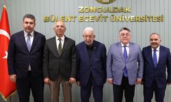 Eski Diyanet İşleri Başkanlarından, Rektör Özölçer'e ziyaret