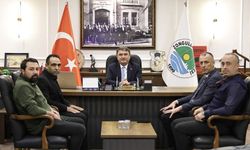 Şoförler Odası Başkanı Keskin'den Tahsin Erdem'e ziyaret