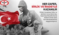 Erdemir, 18 Mart Çanakkale Zaferi ve Şehitleri Anma Günü'nü kutladı