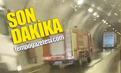Tünelde iki TIR çarpıştı