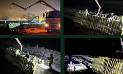 Subaşı Deresi Islah çalışmaları gece gündüz sürüyor