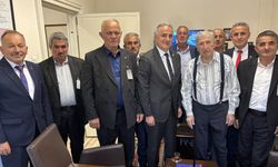 Ereğli heyetinden Köksal Toptan'a ziyaret