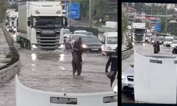 Sağanak yağış Alaplı'yı vurdu!
