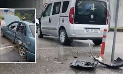 Devrek Eğerci yol ayrımında trafik kazası
