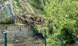 Zonguldak’ta 100. Yıl Terminali’nde heyelan