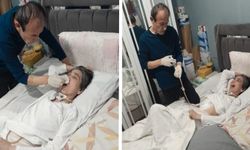 Yatalak eşine 16 yıldır bakan vefakâr eş: “Hayırseverlerden destek bekliyoruz”