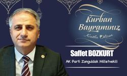 Saffet Bozkurt Kurban Bayramını kutladı