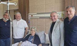 Murat Sesli'den Saadet Oruç'a geçmiş olsun ziyareti