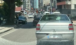 Zonguldak’ta metrelerce araç kuyruğu oluştu