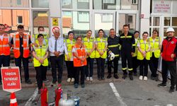 Başkent Diyaliz Merkezi'nde deprem ve yangın tatbikatı