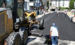 14 bin ton sıcak asfalt yollarla buluştu, hedef 45 bin ton