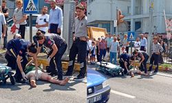 Zonguldak yaya geçidinde feci kaza: Kadın ağır yaralandı