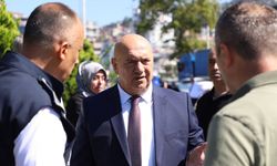 Adil Bahadır, dolmuş ve Halk Otobüsleri duraklarını inceledi