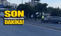 Tırla çarpışan araç karşı şeride geçti