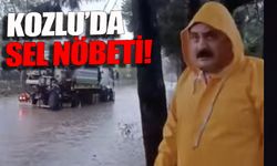 Kozlu'da yollar sular altında kaldı: Sel nöbeti başladı