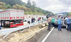 Devrek’te Orman İşletmesine ait hizmet aracı kaza yaptı