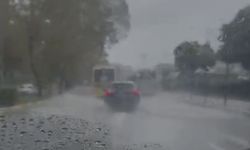 Zonguldak’ta sağanak sonrası yollar göle döndü