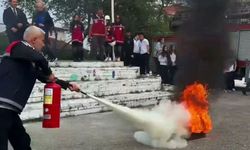 Zonguldak Fen Lisesi'nde afet tatbikatı yapıldı
