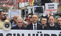 Madenci Anıtı'nda eylem: Özgür basın susturulamaz!