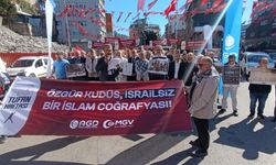 Madenci Anıtı'ndan Gazze'ye destek