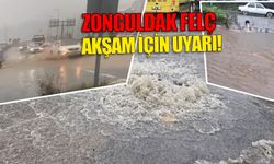Zonguldak’ta felç: 18.00’den sonrası için kuvvetli sağanak uyarısı