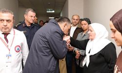 Vali Hacıbektaşoğlu, kazada yaralanan 3 jandarmayı ziyaret etti