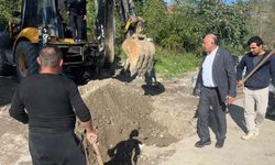 Gökçebey’de yol çalışmaları sürüyor