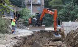 Kadırga rampansında yağmur suyu hattı çalışması başladı